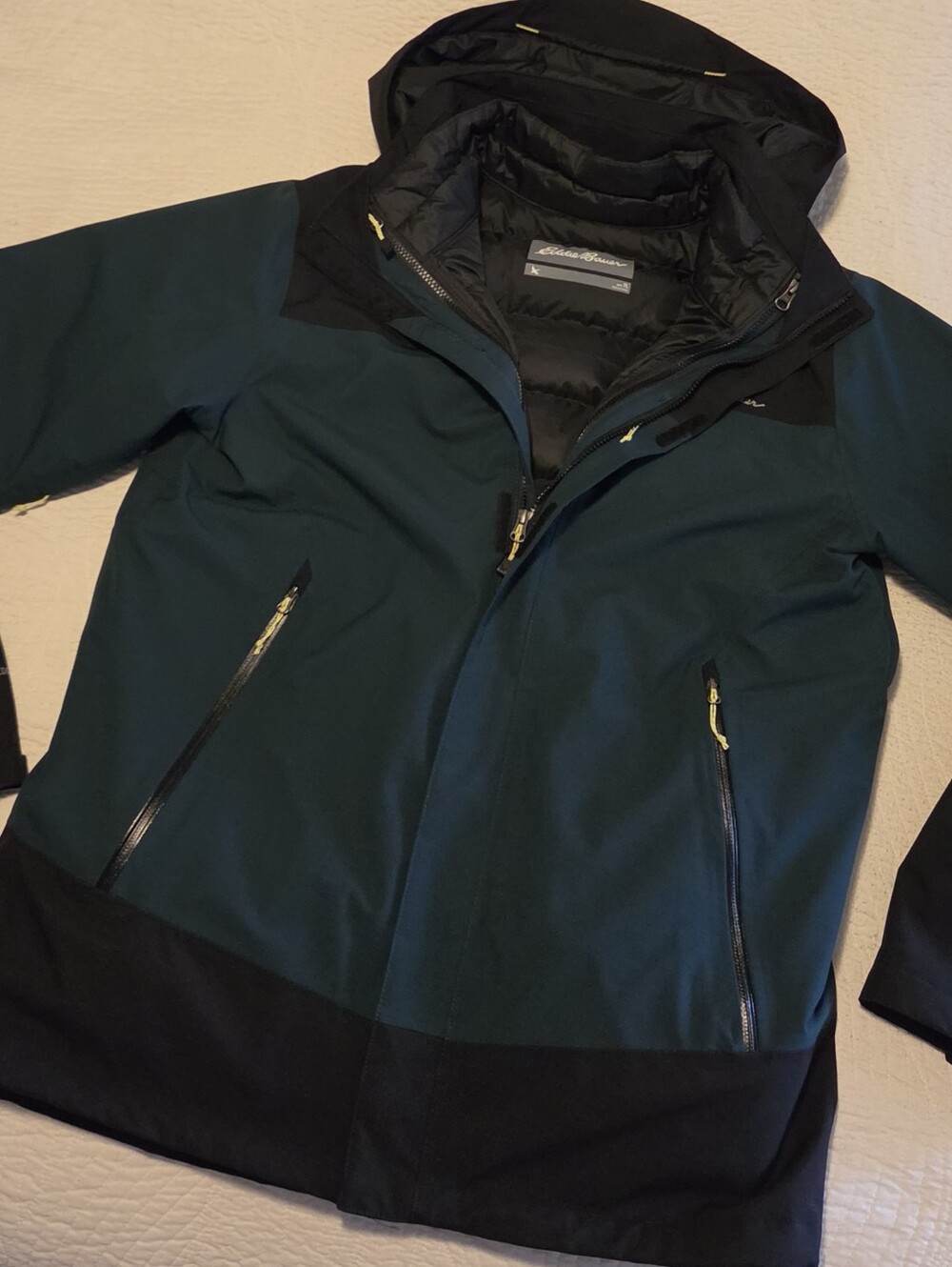 Eddie Bauer Powder Search 3-In-1 Down Ski Jacket, Large-tall